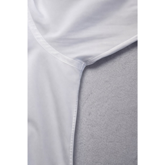 Christian Dior Mens 17x34 White Designer Dress Shirt Concealed Hidden Button - Picture 8 of 16